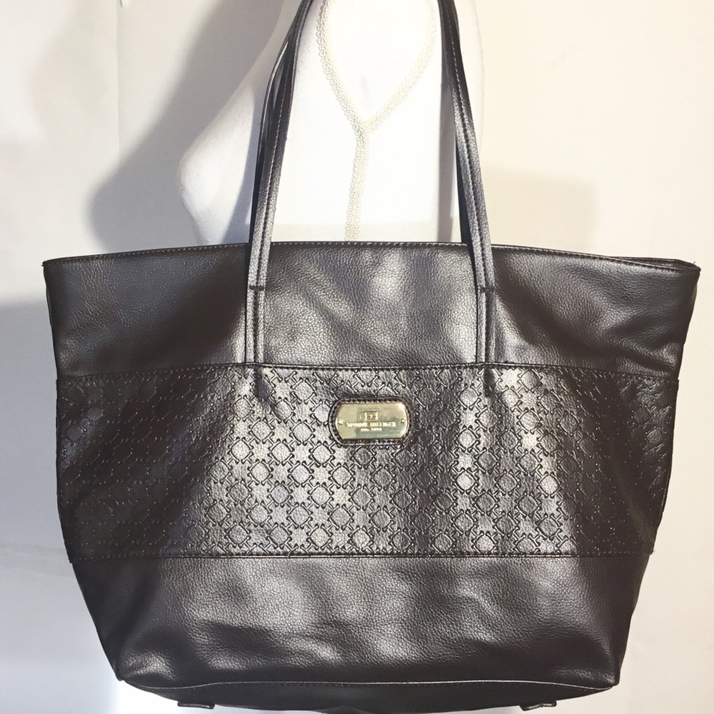 Faux Leather Tote